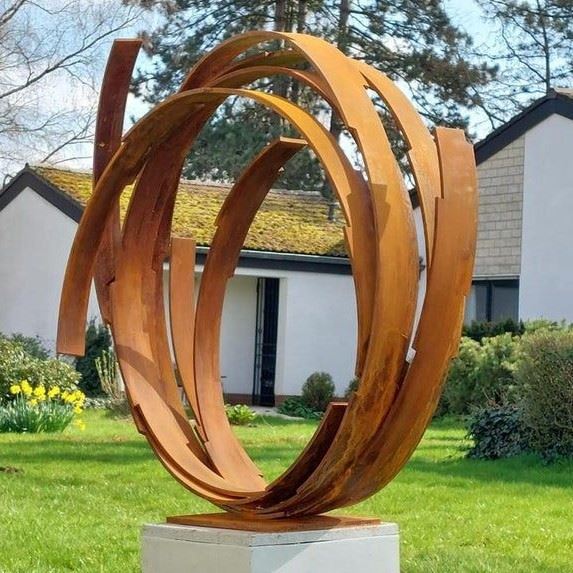 corten garden sculptures